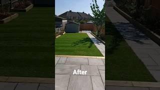 Garden transformation #garden #viral #shorts #transformation #beforeandafter