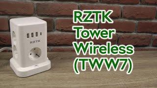 Розпаковка RZTK Tower Wireless + 3 USB-A + 1 USB-C White (TWW7)