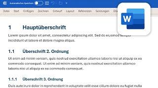 Word Formatvorlage korrekt verwenden (Anleitung) z.B. für Inhaltsverzeichnis