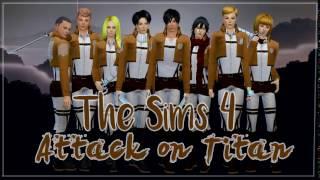 The Sims 4 Create a Sim | Anime Character | Attack on Titan