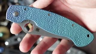 Spyderco Ti Military Custom by Frogstar // recenzia noža