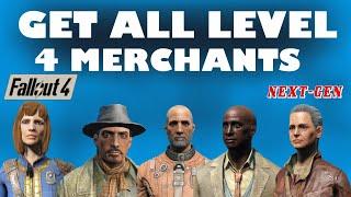 How to Get All Level 4 LEGENDARY Merchants - Fallout 4