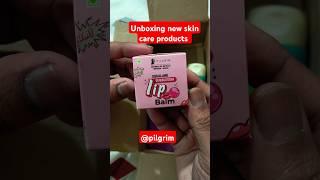 Winter skin care products unboxing #pilgrim #shorts #lipbalm #undereyecream #facemoisturizer