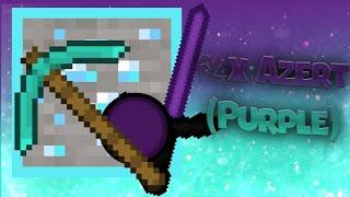 64x Azert (Purple) MCBE PvP Texture Pack (1.20+) | FPS BOOST Best Mcpe PVP Pack ever?