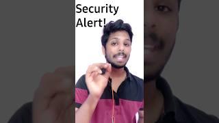 Security Alert !!! Smartphone users ️  #phone #tech #tamil