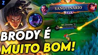 UM ADC ESQUECIDO, POREM MUITO FORTE CONTRA ASSASSINO! - BRODY GAMEPLAY | Mobile Legends