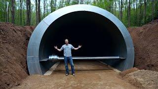 A Man builds a SECRET Underground Bunker in his Backyard | Start to Finish by @JerryRigEverything