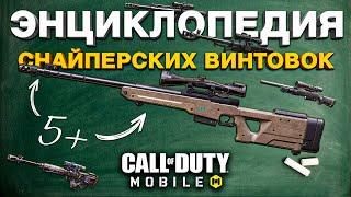 ОБЗОР ВСЕХ СНАЙПЕРСКИХ ВИНТОВОК CALL OF DUTY MOBILE  лучшая сборка кал оф дьюти мобайл