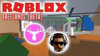 TRÆHYTTER MED DEN MANDIGE ELG! Roblox Treelands Beta Dansk Ep 1