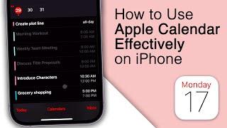 How to Use Apple Calendar Effectively on iPhone! [5 Best Tips]