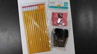 Pen+Gear Offerings for 2023: Pencils, Sharpener, and Eraser Review (47 cents!)