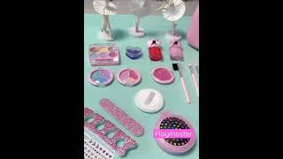 2021 mermaid barbie makeup kit frozen indoor toys & game for  home ️ | #shorts play master #toys