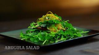 Easy Arugula Salad - Orange Vinaigrette