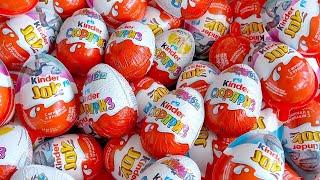 500 Kinder Surprise Eggs / ASMR Satisfying video / A Lot of Candy