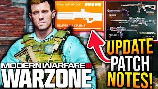 WARZONE: Full NEW UPDATE PATCH NOTES! 15+ BLACK OPS 6 REWARDS Revealed, Final EVENT UPDATE, & More!