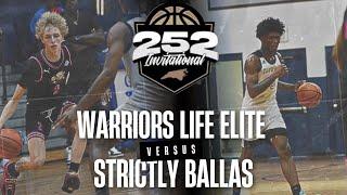 STRICTLY BALLAS VS WARRIORS LIFE ELITE!!! 17U CHAMPIONSHIP #252INVITATIONAL