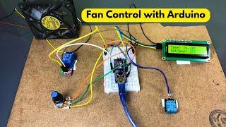 Fan Control with Arduino || Temperature Based Fan Speed Controller Using Arduino Nano