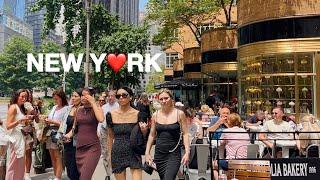 [4K]NYC WalkSummer in New York City️Exploring Times Square to Upper West Side | June 2025