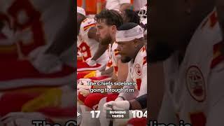 Chiefs down by 27  #shorts #nfl #chiefs #eagles #superbowl #traviskelce