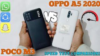 Oppo A5 2020 Vs Poco M3 Speed Test Comparison | 4GB Vs 4GB