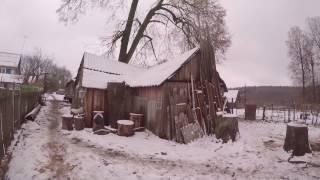 Спилить дерево Смоленск. Удаление липы над крышей. Lime tree removal on the roof