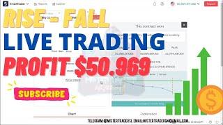 Binary Live Rise Fall Trading | Profit $50.969 | Mister Trader Academy