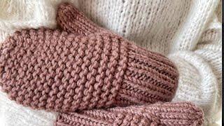 THE MOST BEAUTIFUL AND SIMPLE ANATOMICAL MITTENS WITH KNITTING NEEDLES!!!