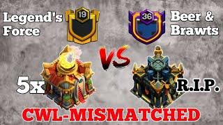 Th16 Vs Th17 Clan War League: Overcoming Mismatches Using Most Epic Strategy (Clash Of Clans)