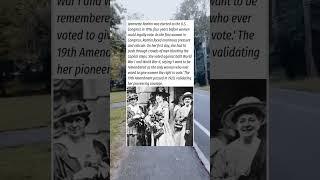 The Woman Who Joined Congress Before Women Could Vote