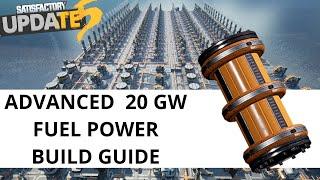 Satisfactory Fuel Generator Setup Build Guide - 100% EFFICIENT Satisfactory Update 5 Fuel Power