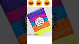Cute Father's day card 2025 card idea #shorts #youtubeshorts#whitepaper #trending #viral#father