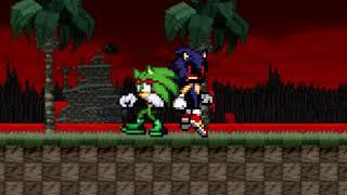 Scourge vs Sonic Exe (in 12 Sec) (Pivot Sprites Battle)