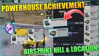 UAV Airstrike Device location In payload Map | Bgmi Payload Powerhouse Achievement Complete