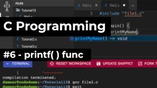 C Programming #6: printf Function