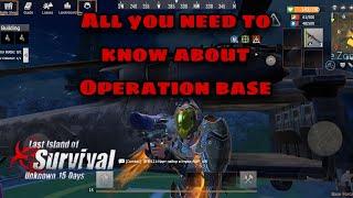 Tutorial on how to play operation base | Operation Base | Last Island Of Survival