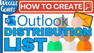 How to create an Outlook distribution list