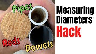 How to Measure the Outside Diameter of Pipes, Rods, & Dowels Hack