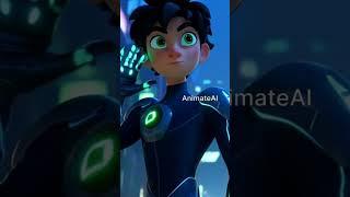 Starting of a superhero journey #animation #AI #Children #superhero