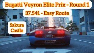 Asphalt 9 - Bugatti Veyron Elite Prix | Round 1 | 37.541 | Easy Route