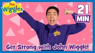 Get Strong with John Wiggle!  Kids Activity Songs  Dance, Play, Move and Get Active!  The Wiggles