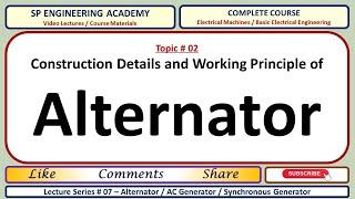 02 Construction Details and Working Principle of Alternator