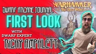 Dwarf Arcane Journal FIRST LOOK with Dwarf Expert Richy Amphlett!