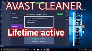 avast cleaner premium 2018 lifetime acive.10000% working