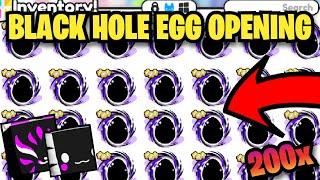 I Opened 200 BLACK HOLE EGGS in Pet Simulator 99