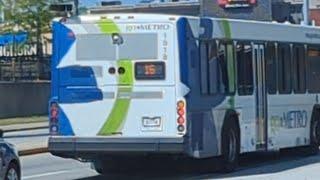 They've built a utility lane for the bus to pull in, drop passengers. This guy refuses to use it.