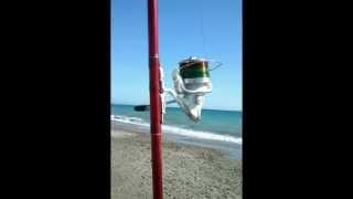 espinete surfcasting lanzando a otg