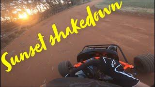 Rattle Pack Rebuilds & Sunset Shakedowns #DirtKart #gokart #speedway #backyardbuilt #gopro