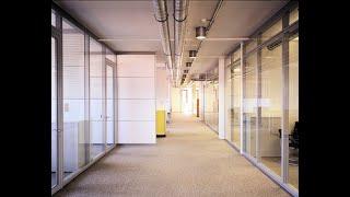 Latest design interior glass office partition wall used office partition wall