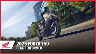 New 2025 Forza 750: Peak Performer | GT Scooter | Honda Motorcycles