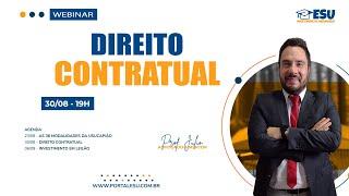 WEBINAR - DIREITO CONTRATUAL - ESU EDUCACIONAL